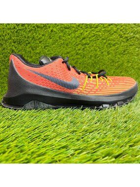 Nike KD 8 Kevin Durant Boys Size 6.5Y Orange Black‎ Basketball Shoes Sneakers